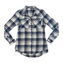 Fox Racing  Flown Flannel Button Up Shirt Collared Long Sleeve Womens Small Top Photo 0