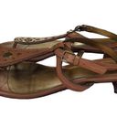 Cole Haan  Brown Leather Gladiator Ankle Strap Sandals Women's Size 6B Photo 3