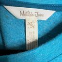 Matilda Jane  Our Song Blue Gold Fleck Longline Ruffle Sweatshirt Medium Photo 1