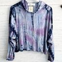 Vintage Havana  Tie Dye Cropped Hoodie Size Small NWT Photo 0