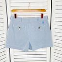 Polo  Ralph Lauren Pinstripe Cotton Chino Shorts Blue White Size 2 Photo 1