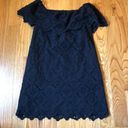 Kensie  petal eyelet off shoulder dress size small Photo 0