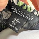 Rachel Zoe NEW  Halter Crisscross Crop Top XS Floral Green Black Palm Casual Chic Photo 6