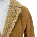 Gallery Penny Lane Y2K Faux Fur and Genuine Leather Suede Coat Beige Photo 10