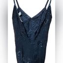 Oleg Cassini  Black Tie Beaded Navy Blue Mini Dress Size 10 Photo 3