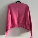 Nike Women’s Oversized Cropped Crewneck Sweatshirt M Pink Photo 6