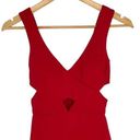 Speechless  Womens V-Neck Cutout Sleeveless Maxi Dress Red Size 0 Photo 1