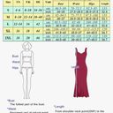 Grace Karin Women's Long Formal Dresses Sleeveless V Neck Cocktail Wedding Guest Dresses Mermaid Ruffle Party Prom Maxi Dress Photo 7