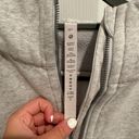 Lululemon Scuba Oversized Half-Zip Hoodie Heathered Core Ultra Light Grey M/L Photo 4