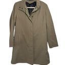 London Fog  Ladies Army Green Zip Up Casual Trench Coat/Jacket Size Small Regular Photo 0