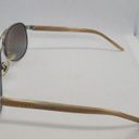 Ralph Lauren  Polarized Silver & Tan Aviator Sunglasses Photo 12