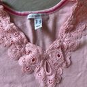 Isaac Mizrahi  LIVE Sweater Top Lace Trimmed Pullover Swing Bottom Small Photo 2