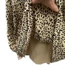 Oleg Cassini OC By  Leopard Animal Print Fit & Flare 100% Silk Dress Size 6 Y2K Photo 4