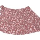 ANDIE  Swim Sarong Bottom Side Tie Skirt Coverup Ditsy Floral Rose Pink NWT Photo 0