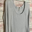 Free People Thermal Top Blue Small Tunic Photo 3