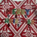 Holiday Time  Merry Christmas Sequin Logo Ugly Christmas Sweater XL Fuzzy Glitter Photo 4