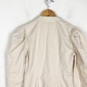 L'Academie  The Coco Mini Dress XS Beige Puff Sleeves Snap Buttons Cottagecore Photo 12