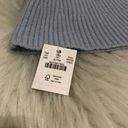 J.Crew  Women's Bucket Hat One Size Light Blue Soft Knit Ribbed Hiking NWT Photo 2