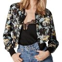 Victoria's Secret Victoria’s Secret Satin Tropical Bomber Jacket Sz L Photo 1