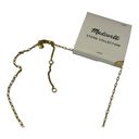 Madewell Jade, with Gold Chain Necklace, Adjustable. Photo 4