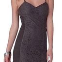 American Eagle  Black Floral Lace Sleeveless Tank Bodycon Mini Dress Size 8 Photo 0