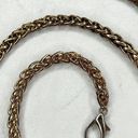 Gold Tone Chain Link Barrel Crossbody Purse Handbag Bag Replacement Strap Photo 6