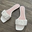 Reformation Marcella Ruched Flat Slide Photo 7