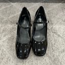 Marc Fisher  Black Patent Leather Palie Block Heel Mary Janes Nessily size 10 Photo 2