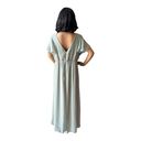 Birdy Grey  Hannah Empire Dress flutter sheer sleeves Chiffon Sage size XXL Photo 9