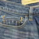 Pilcro  Anthropologie Jean Shorts Size 25" Blue Stet Low-Rise Roll-Up Hem Stretch Photo 7