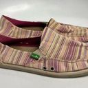 Sanuk  Donna canvas loafers multicolored size 11 Photo 0