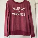 Grayson Threads NWOT  - Allergic To Mornings Lightweight Sweatshirt Photo 0