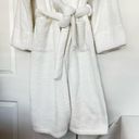 Bath & Body Works  Robe Sherpa Size Small/Medium White Plush Cozy Loungewear Photo 5