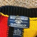 Krass&co Best American Clothing . Women’s Color-block Crewneck Sweater w/ Shoulder Pads Photo 5