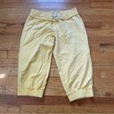 Guess  Yellow Hoodie & Crop Sweat Pants Set Size  Large Photo 11