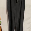 Lulus  Wide Leg Pants-High Waist Rayon/Poly NEW Black RET $58 Womens Large Photo 0