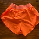 Neon Orange Shorts Photo 1