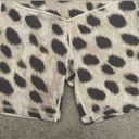 We Wore What  Leopard Animal Print Cross-Over Biker Shorts, Size S Photo 2