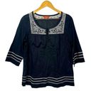 Tommy Bahama  Relax Embroidered Cotton Top Size Small Photo 0