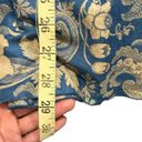 Ralph Lauren Lauren  vintage blue and beige 
Floral Tiered Skirt size 12 Photo 2