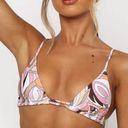 White Fox Boutique Vacation Mode Bikini Top Geo Print Photo 0