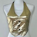 Gold Halter Vest Size XS Photo 0