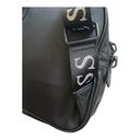 GUESS -BLACK BACKPACK  The perfect backpack, all black with black hardware, front zip pocket, inside has a zip pocket and 3 open pockets, excellent condition  Measures: 10x8 1/2 x 4 inches Photo 9
