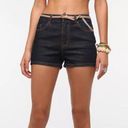 Urban Outfitters  BDG High Rise Erin 5 Pocket Shortie Dark Wash Jean Shorts 24" Photo 0