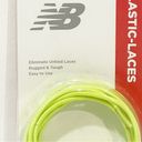 New Balance  Elastic Shoe Laces Tough Easy Quick Pair Neon Yellow NEW Photo 1