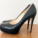 Brian Atwood  Platform Pumps Stiletto Heels Shoes Black Women's Size 37.5 / 7.5 Photo 5