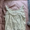 Brandy Melville Brandy Floral Lace Tank Photo 0