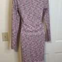 l*space Lisa Says Gah Lotta Long Sleeve Ribbed  Dye Minidress Size Small NWT Photo 6