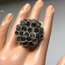 Style & Co Brand New . Pave Flower Stretch Adjustable Ring. Women's Fashion Photo 2