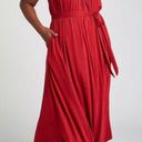 Lane Bryant  Crochet Yoke Fit & Flare Maxi Dress w/Pockets, Size 14/16 New w/Tag Photo 1